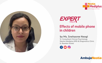 Ms. Snehasree Neogi on Effects of mobile phone in children