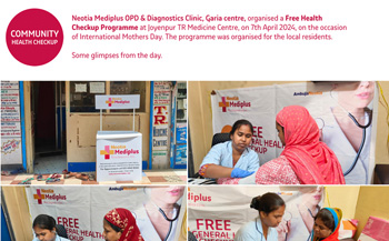NMDC Garia - Free Health Checkup Programme at Joyenpur TR Medicine Centre