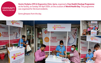 NMDC Garia - Free Health Checkup Programme at the facility
