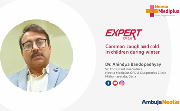 Dr. Anindya Bandopadhyay speaks on Common cough and cold in children during winter