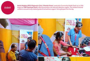 NMDC 6RS - Community Health Check-up Programme at TURF Panchayat Samiti