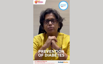 Dr. Madhurima Vidyarthi speaks on Prevention of Diabetes