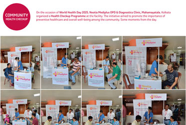 NMDC Garia - Health Checkup Programme at the facility on World Health Day