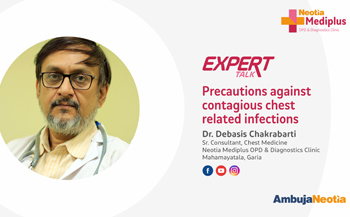 Dr. Debasis Chakrabarti speaks on Precautions against contagious chest related infections