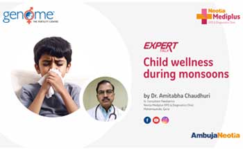 Dr. Amitabha Chaudhuri speaks on Child wellness during monsoons