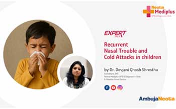 Dr. Devjani Ghosh Shrestha speaks on Recurrent Nasal Trouble and Cold Attacks in children