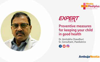 Dr. Amitabha Chaudhuri speaks on Preventive measures for good health in children